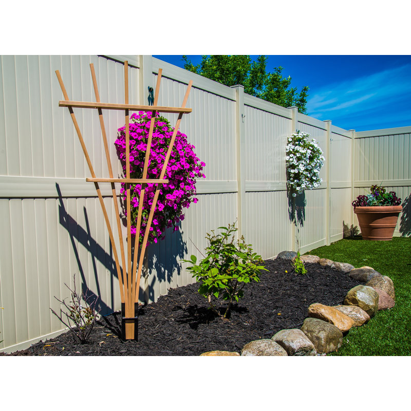 Gronomics Expandable Wood Fan Trellis & Reviews Wayfair